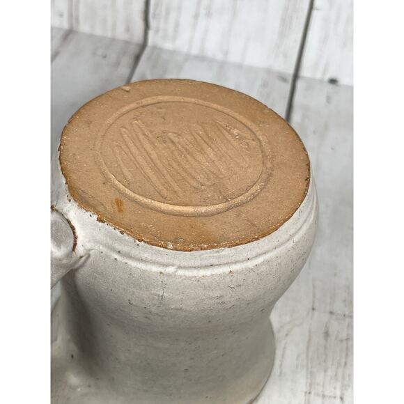 Hand Thrown Pottery Coffee Mug Tea Cup Studio Art Pottery Pink Blue Purple - Picture 5 of 5